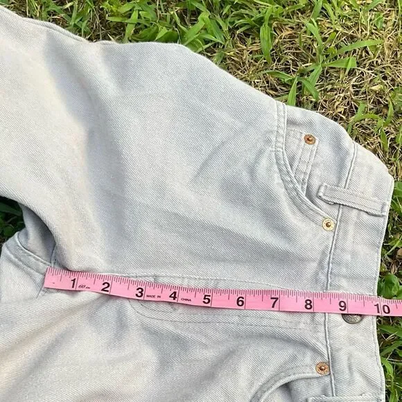 Authentic VTG 80s Gray Levis Orange Tab High Waist Jeans Size 14 Juniors/Youth - Picture 10 of 12